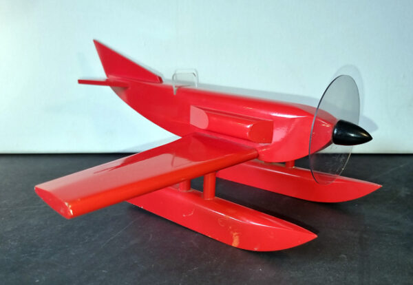 Michel Aroutcheff pour Vilac – Hydravion en bois laqué rouge - circa 1986  trés bon état – Image 2